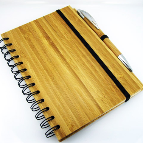 Eco Bamboo Notebook with Pen